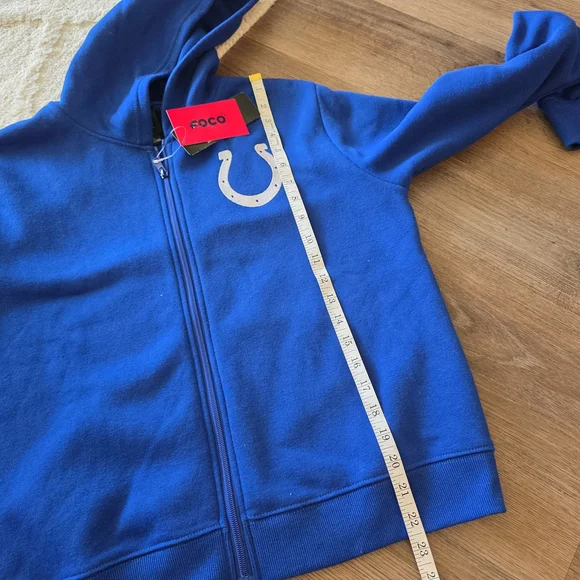 NFL Indianapolis Colts Blue Zip-Up Hoodie - Picture 3 of 9